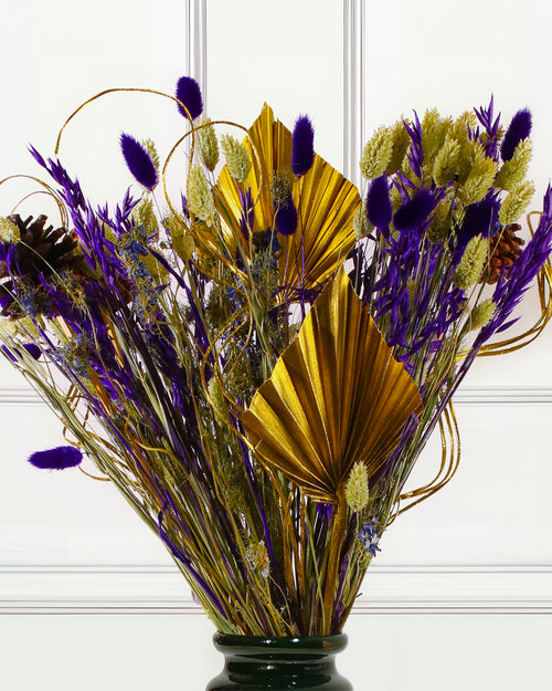 Dried Flower Bouquet - Mixed Magic Purple
