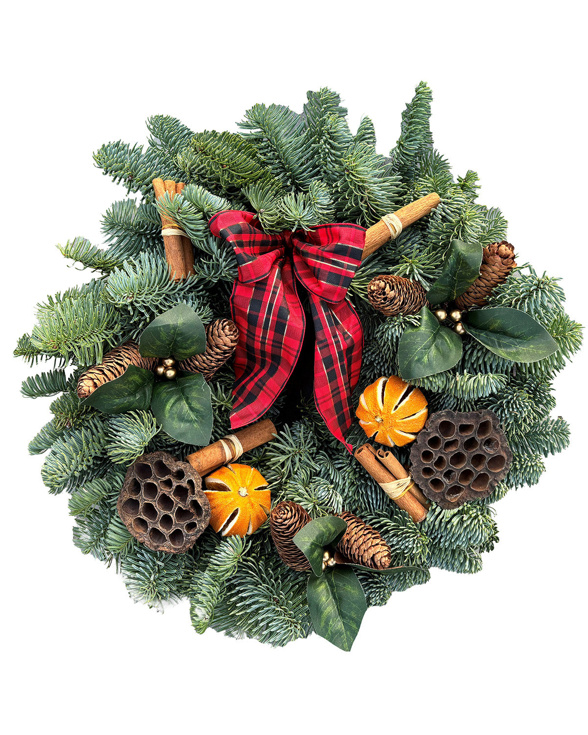 Merry Spice Christmas Wreath - Luxury Natural