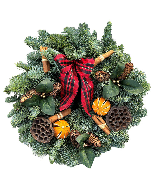 Merry Spice Christmas Wreath - Luxury Natural