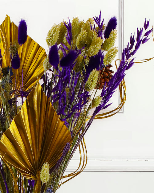 Dried Flower Bouquet - Mixed Magic Purple