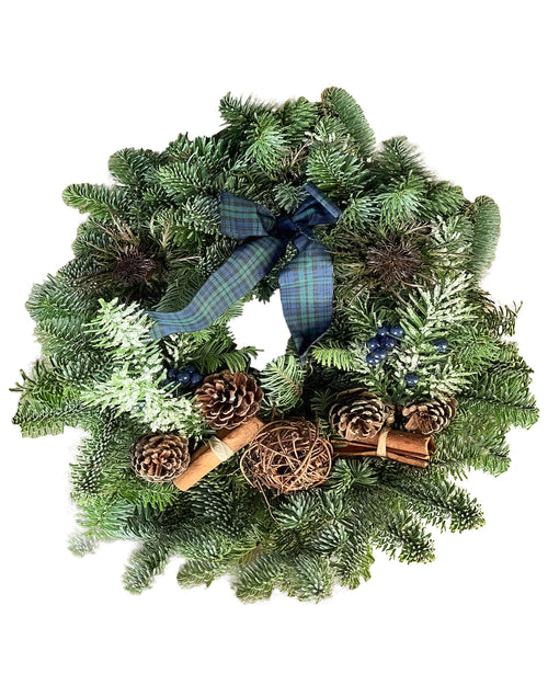 Highland Forest Christmas Wreath - Luxury Natural
