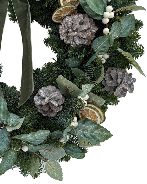 Touch of Frost Christmas Wreath - Luxury Natural