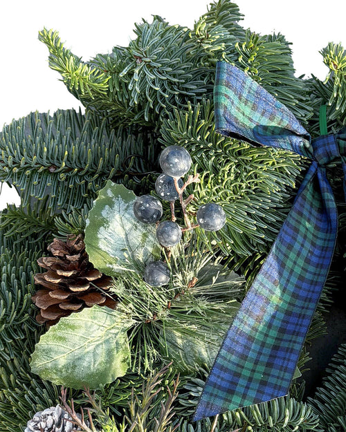 Highland Forest Christmas Wreath - Luxury Natural