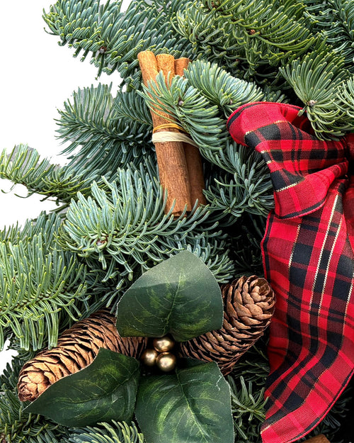 Merry Spice Christmas Wreath - Luxury Natural