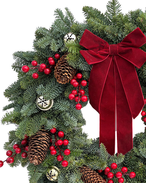 Enchanted Wishes Christmas Wreath - Luxury Natural