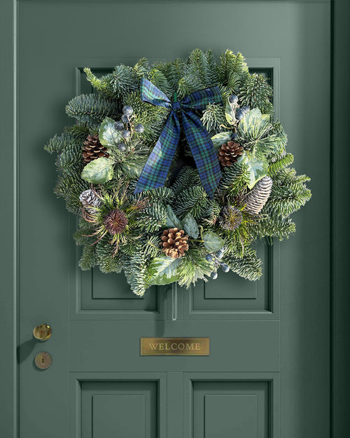 Highland Forest Christmas Wreath - Luxury Natural