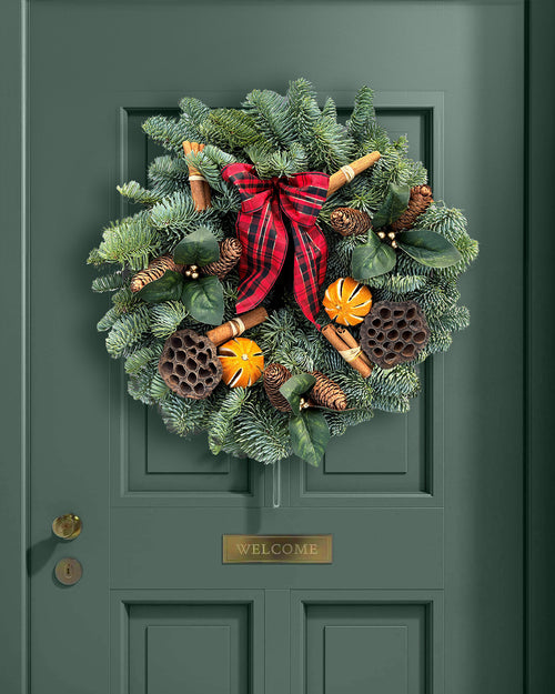 Merry Spice Christmas Wreath - Luxury Natural