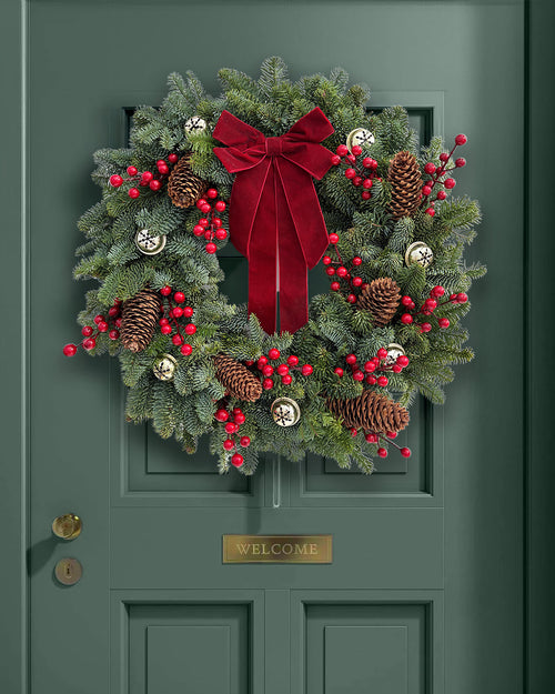 Enchanted Wishes Christmas Wreath - Luxury Natural