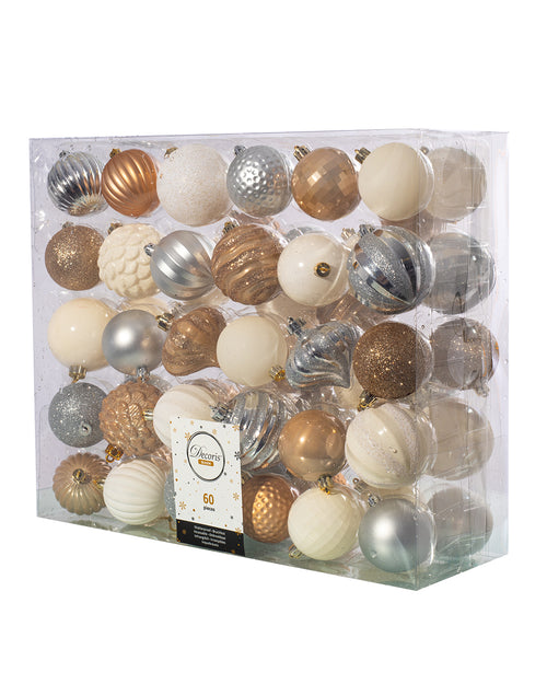 Classic Gold Bauble Collection - 60 Pack