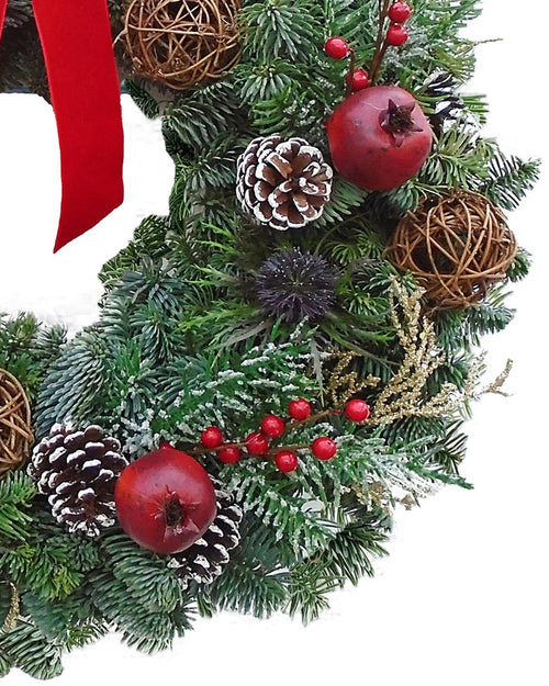 Joyeaux Noel Christmas Wreath - Luxury Natural
