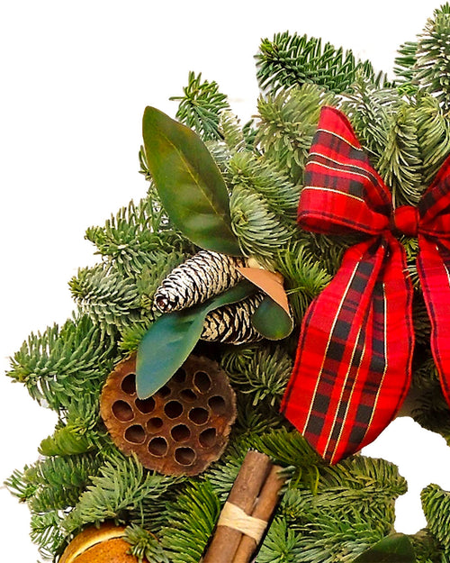 Merry Spice Christmas Wreath - Luxury Natural