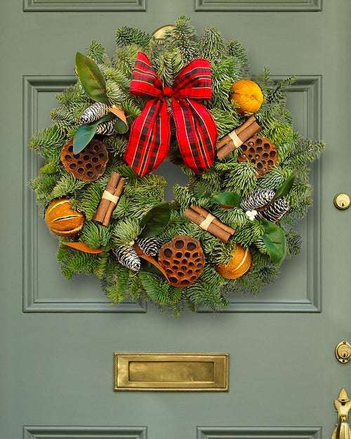 Merry Spice Christmas Wreath - Luxury Natural