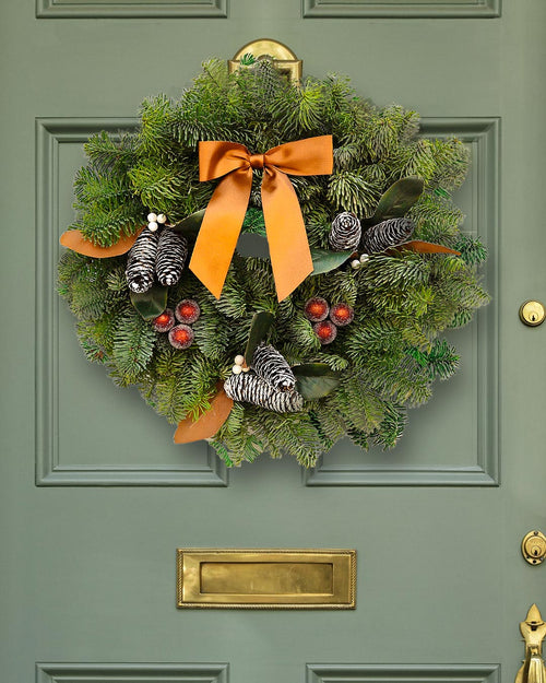 Winter Glow Christmas Wreath - Luxury Natural