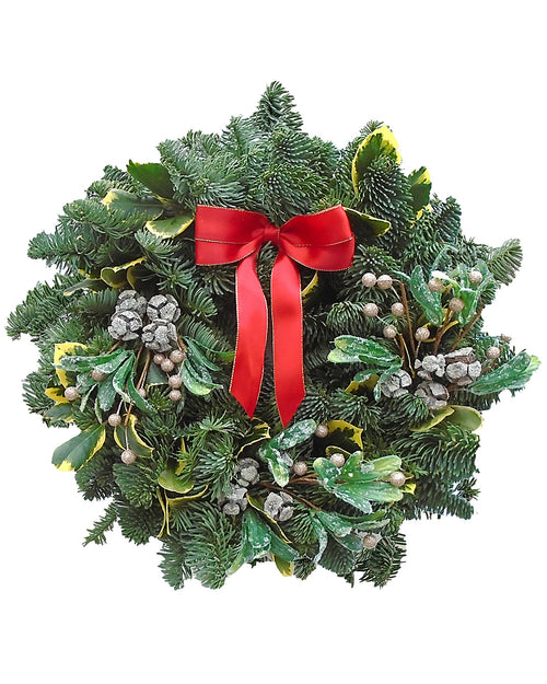 Luxury Natural Christmas Wreath - Enchanted Holly