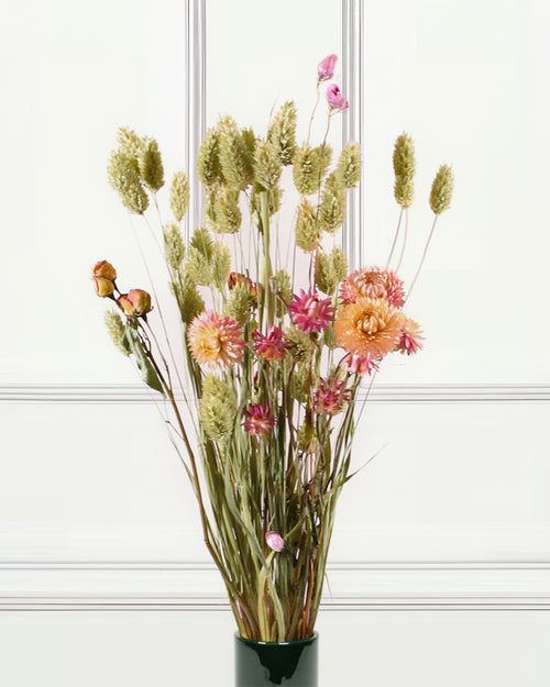 Dried Flower Bouquet - Mixed Love Soft Pink