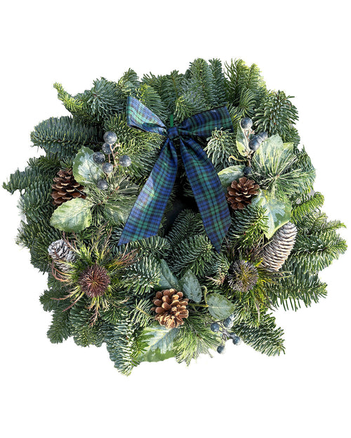 Highland Forest Christmas Wreath - Luxury Natural