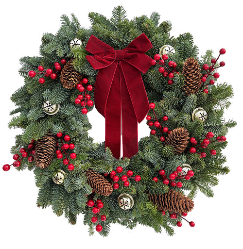 Enchanted Wishes Christmas Wreath - Luxury Natural