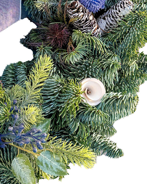 Enchanted Wishes Christmas Wreath - Luxury Natural