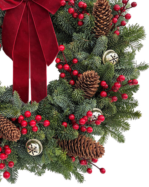 Enchanted Wishes Christmas Wreath - Luxury Natural