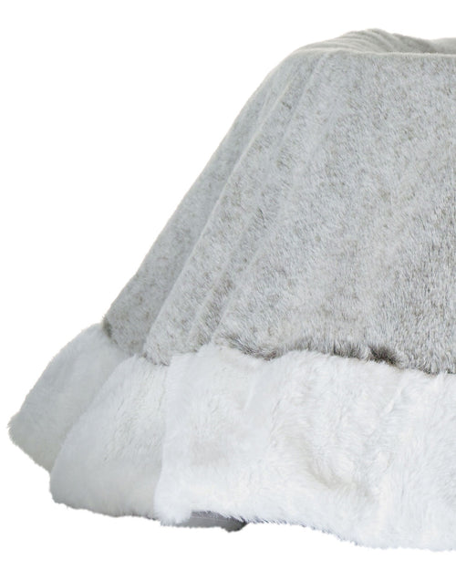 Tree Skirt - Faux Fur (Grey)