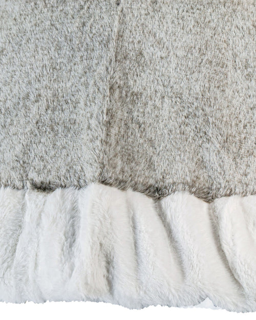 Tree Skirt - Faux Fur (Grey)