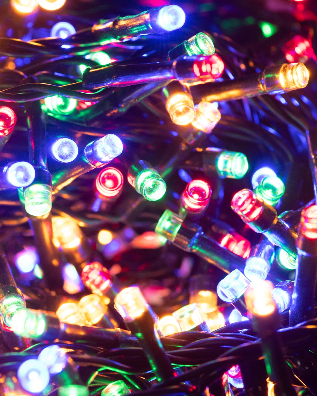 Outdoor multicolor christmas deals lights