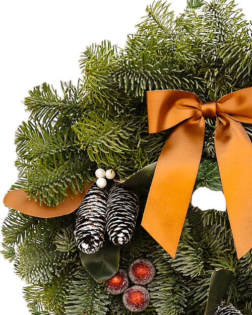 Winter Glow Christmas Wreath - Luxury Natural